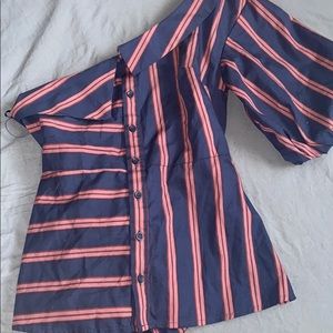 Top shop New one shoulder blouse. Never used!